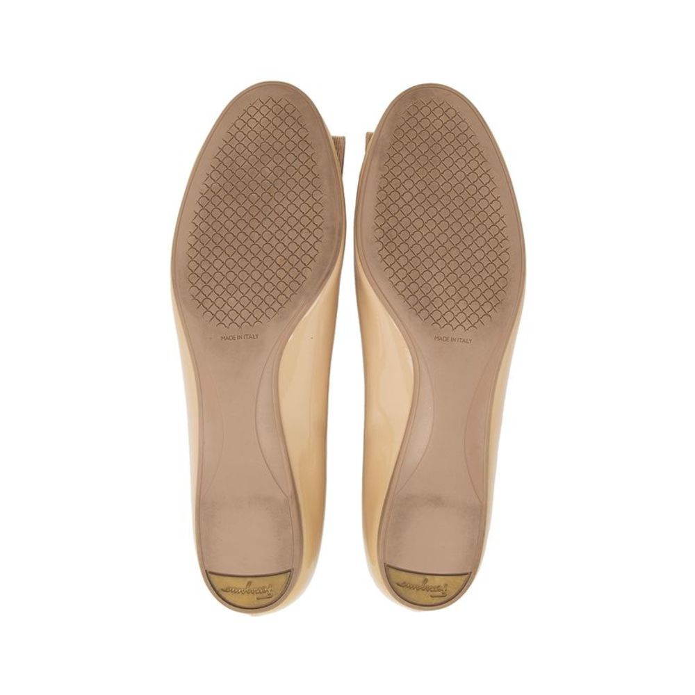 Salvatore Ferragamo Patent Leather Vara Ballet Flats - Size 8 / 38 - Picture 6 of 8